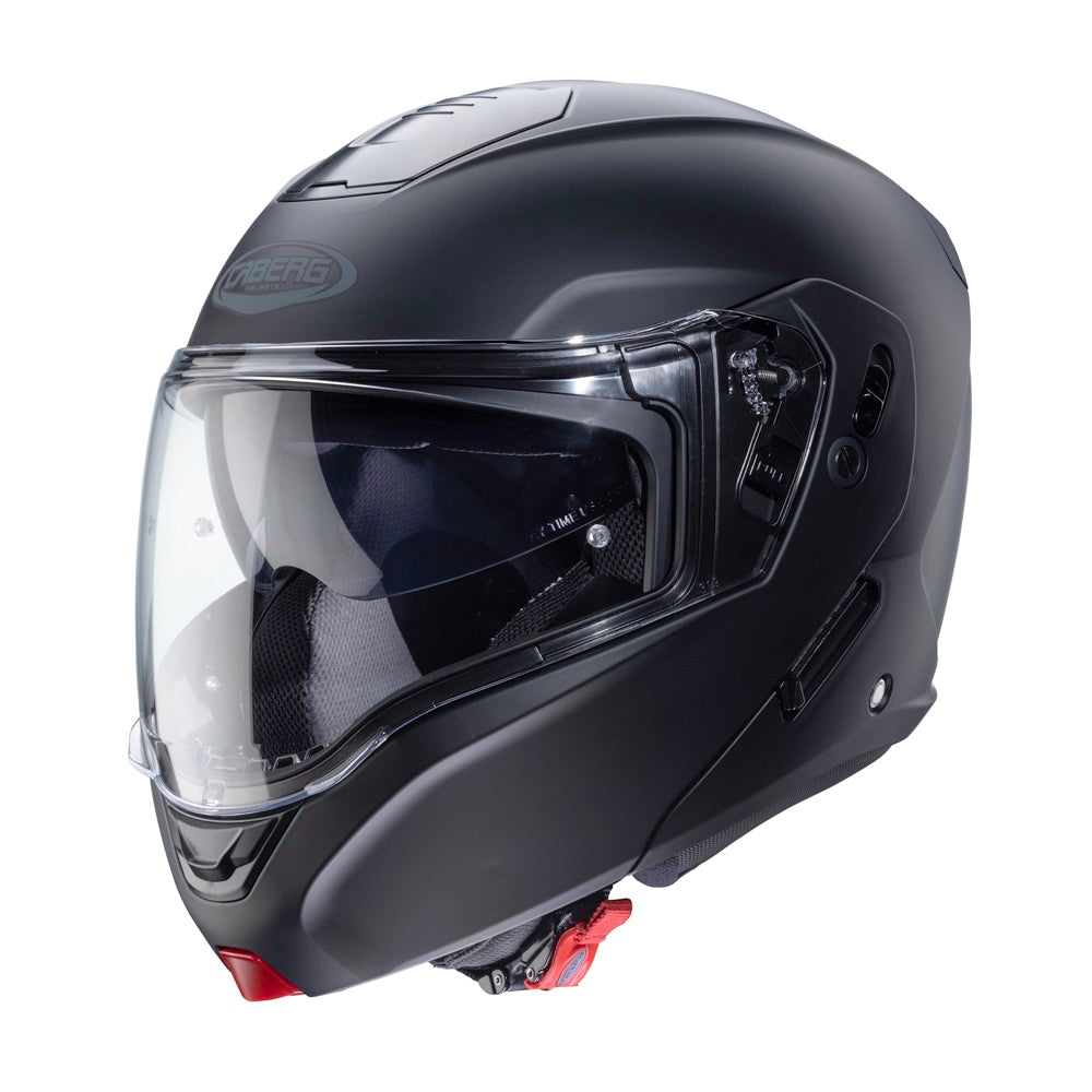 Caberg Horus Plain Flip-Up Helmet Matt Black FREE 1 YEAR Returns, FREE UK Delivery | ThrottleChimp