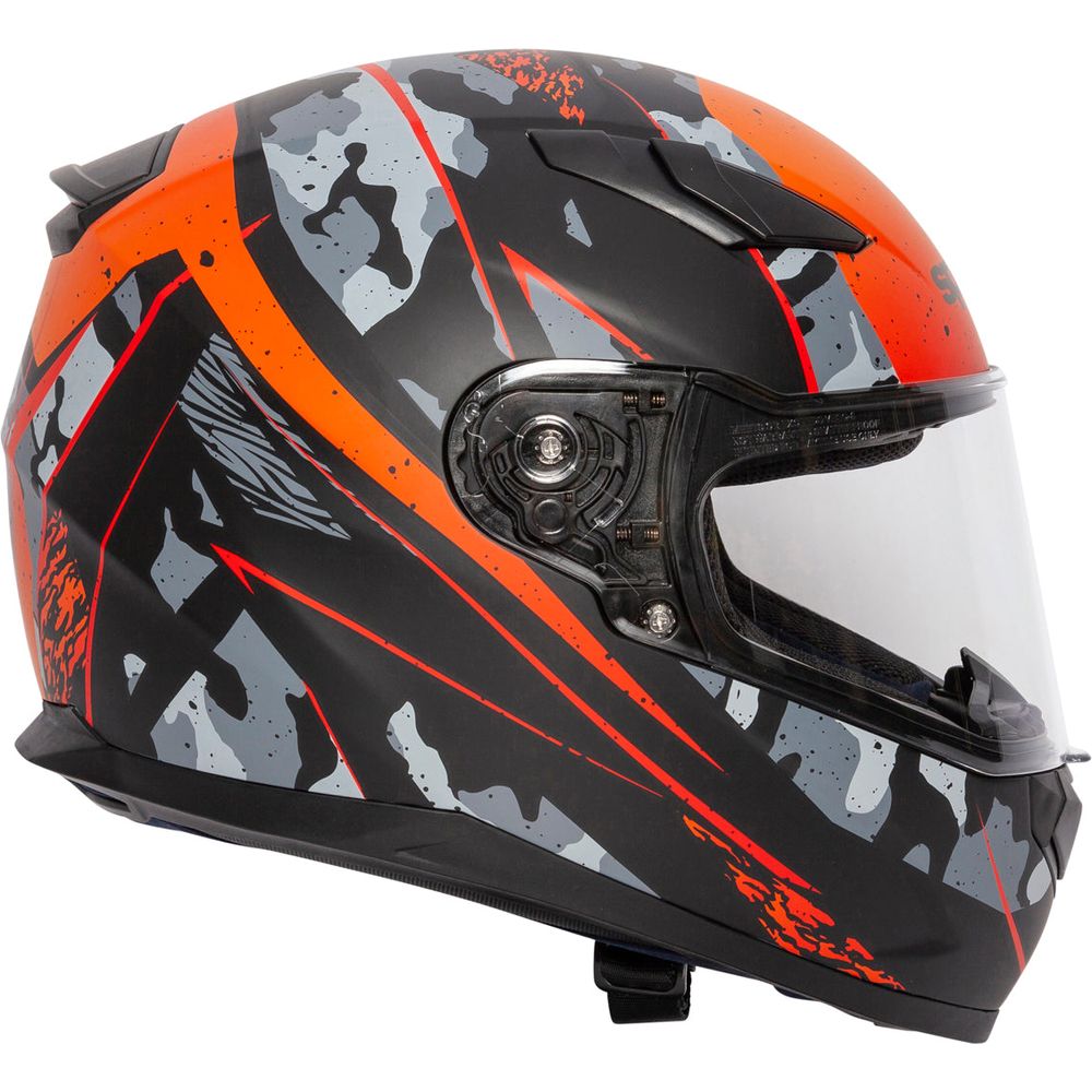 Spada Raiden Full Face Helmet Camo Orange FREE 1 YEAR Returns, FREE UK Delivery | ThrottleChimp