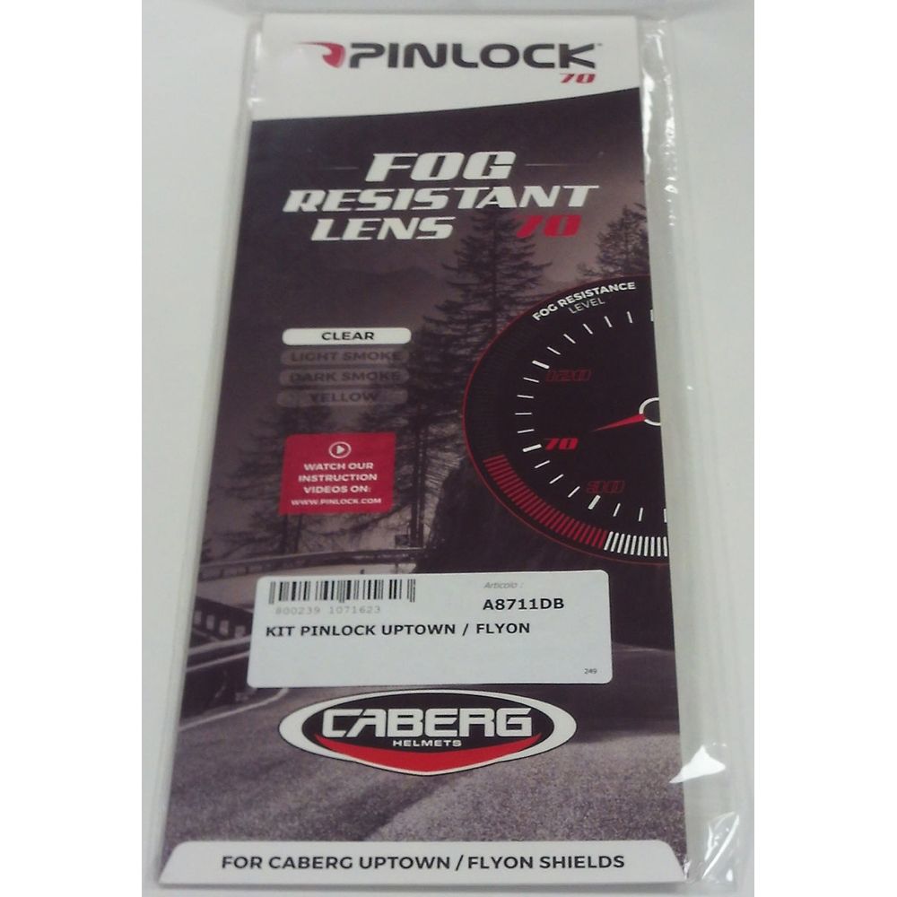 Caberg Pinlock Clear For Flyon Helmet FREE 1 YEAR Returns, FREE UK Delivery | ThrottleChimp