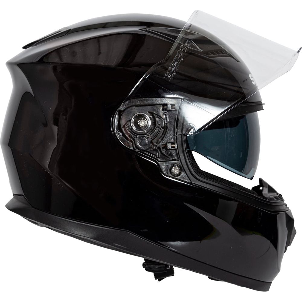 Spada SP17 Full Face Helmet Black FREE 1 YEAR Returns, FREE UK Delivery | ThrottleChimp