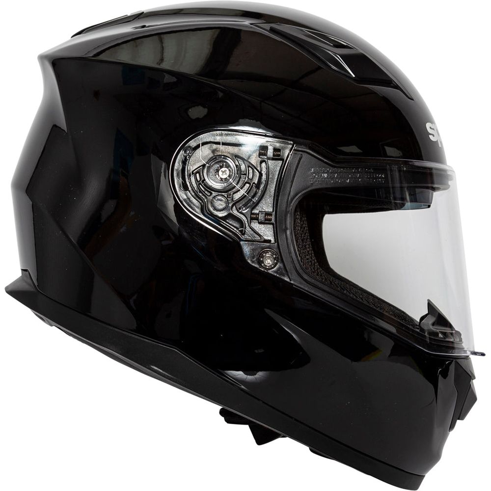 Spada SP17 Full Face Helmet Black FREE 1 YEAR Returns, FREE UK Delivery | ThrottleChimp