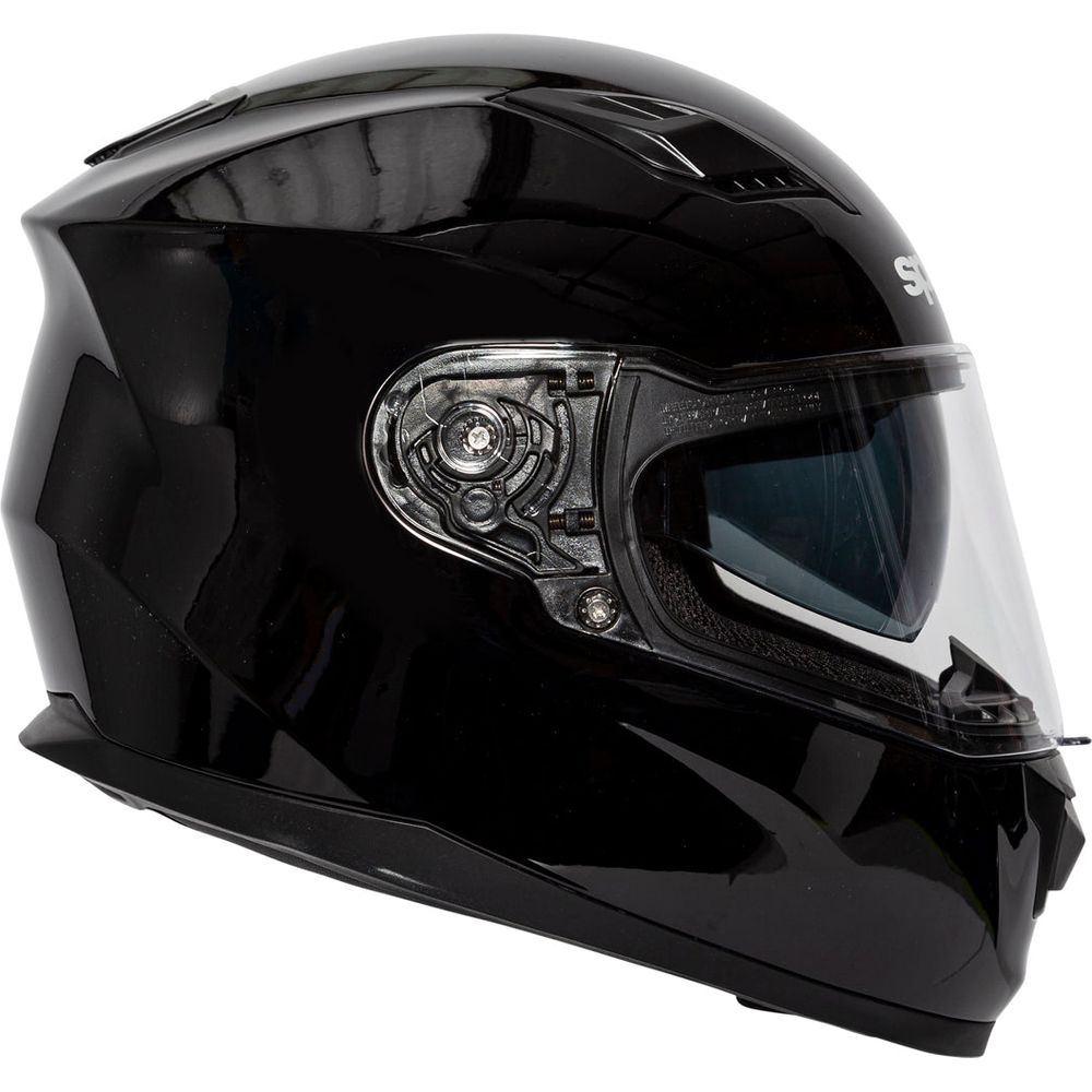 Spada SP17 Full Face Helmet Black FREE 1 YEAR Returns, FREE UK Delivery | ThrottleChimp