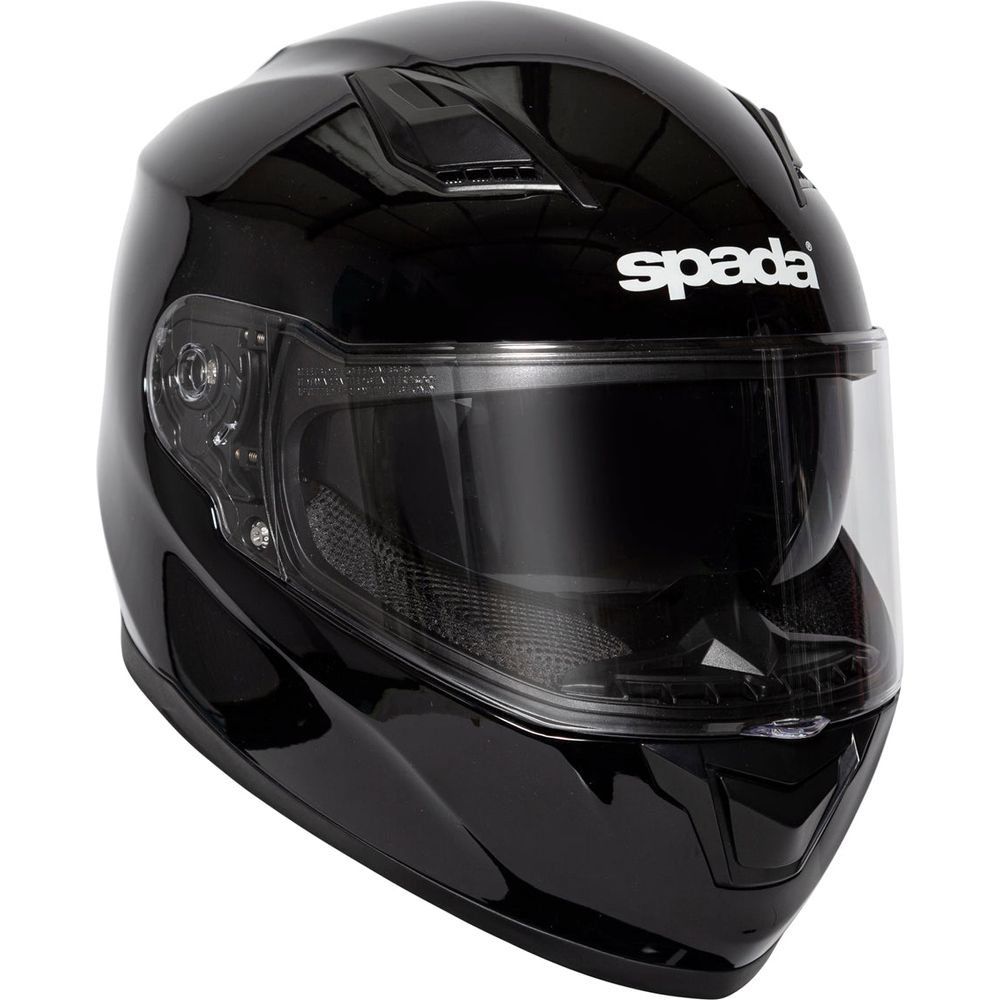 Spada SP17 Full Face Helmet Black FREE 1 YEAR Returns, FREE UK Delivery | ThrottleChimp