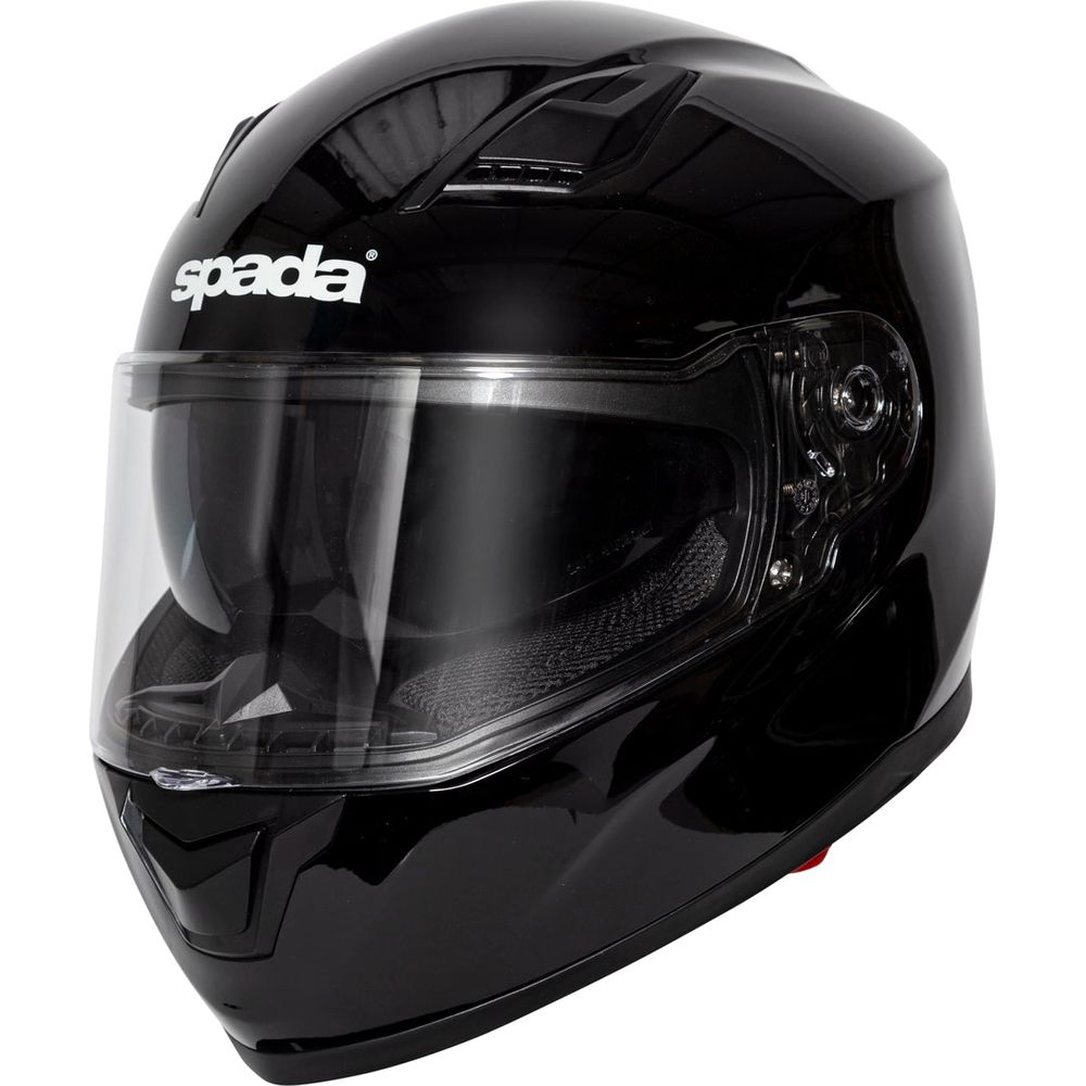 Spada SP17 Full Face Helmet Black FREE 1 YEAR Returns, FREE UK Delivery | ThrottleChimp