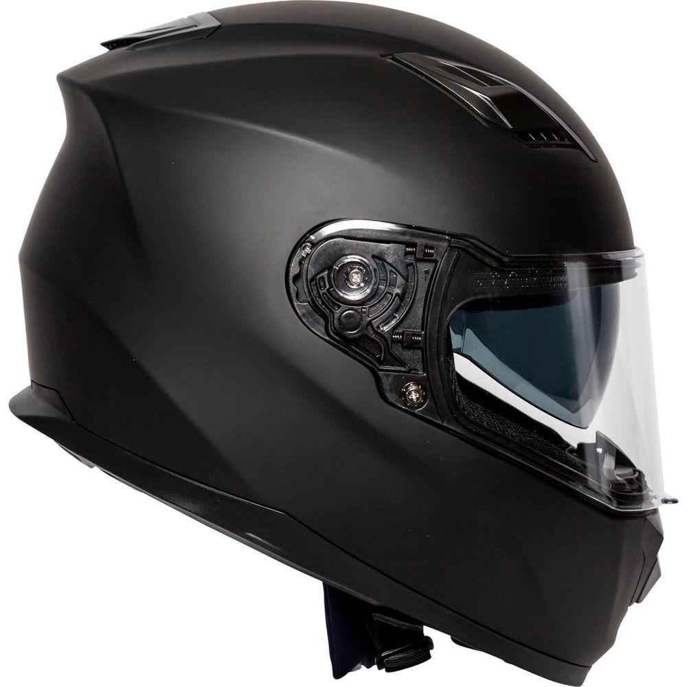 Spada SP17 Full Face Helmet Matt Black FREE 1 YEAR Returns, FREE UK Delivery | ThrottleChimp