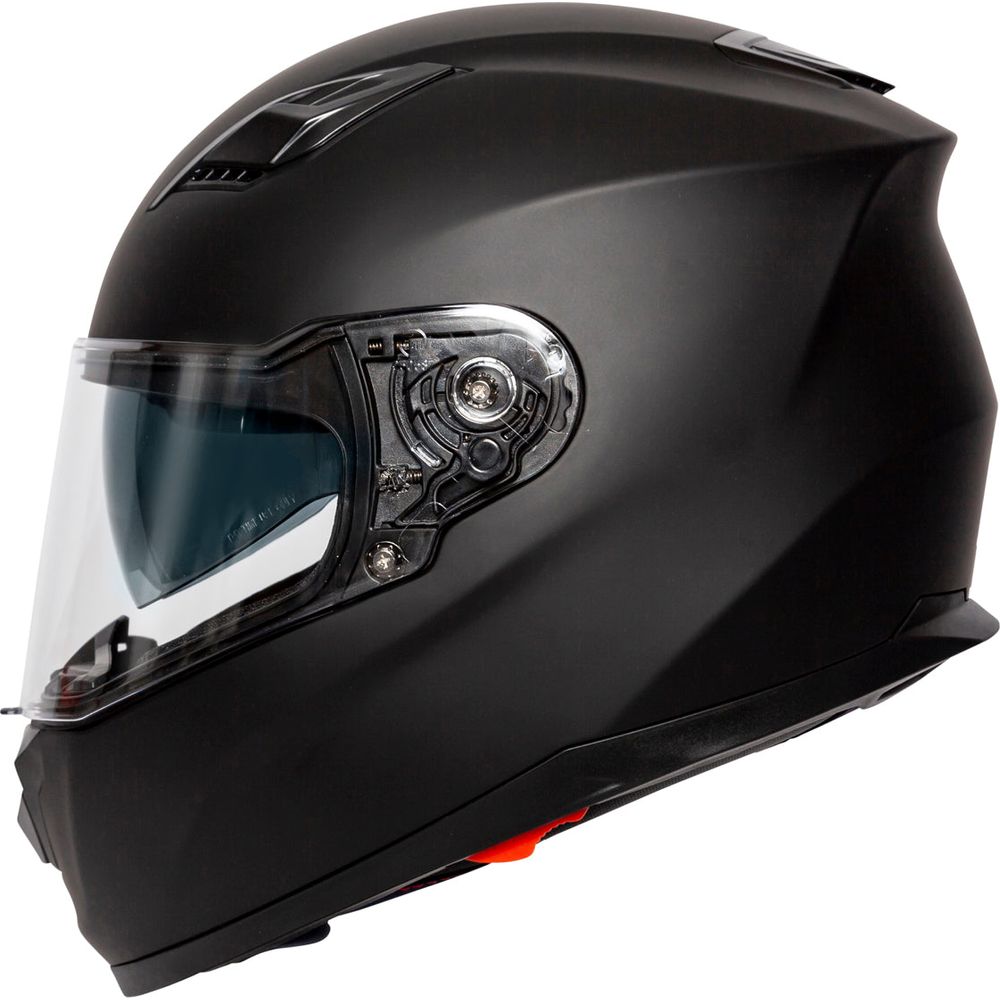 Spada SP17 Full Face Helmet Matt Black FREE 1 YEAR Returns, FREE UK Delivery | ThrottleChimp