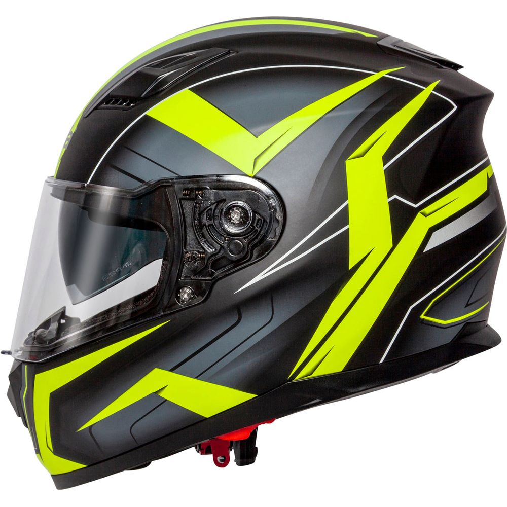 Spada SP17 Ruler Full Face Helmet Matt Yellow FREE 1 YEAR Returns, FREE UK Delivery | ThrottleChimp