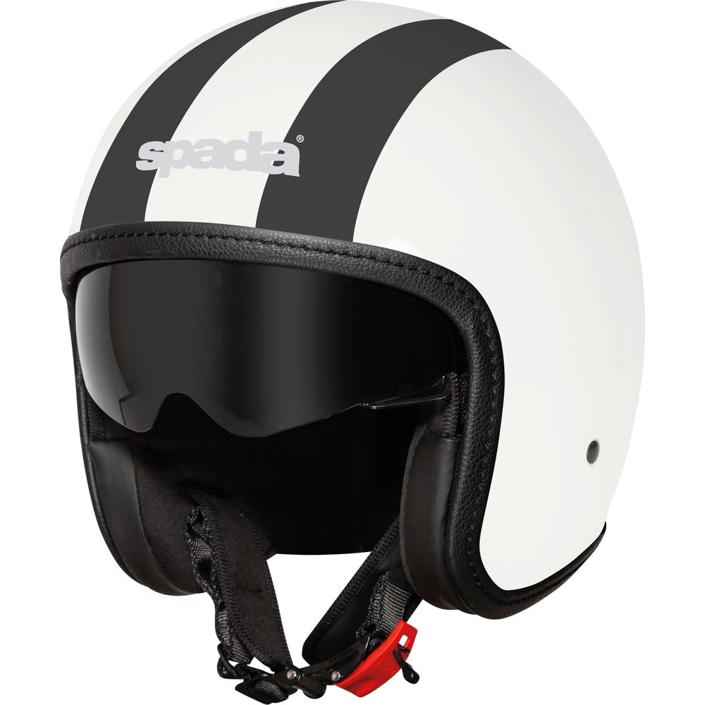 Spada Ace Viper Open Face Helmet Matt White / Black FREE 1 YEAR Returns, FREE UK Delivery | ThrottleChimp
