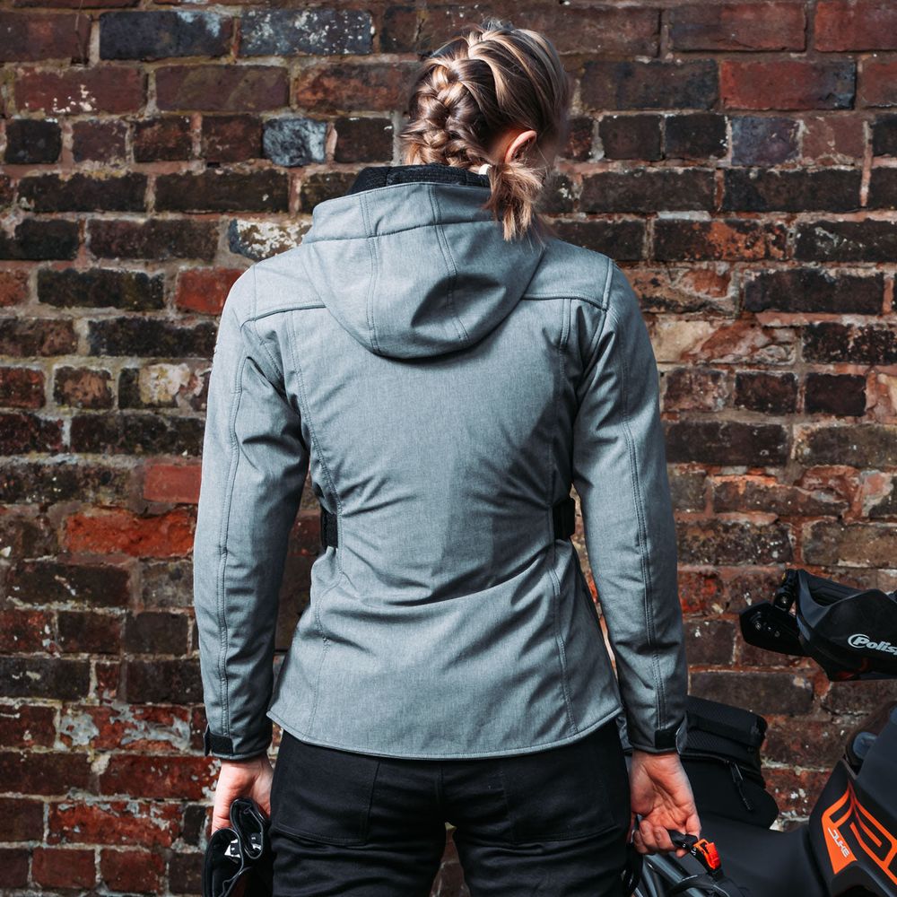 Spada Hairpin 2.0 CE Ladies Textile Jacket Grey FREE 1 YEAR Returns, FREE UK Delivery | ThrottleChimp