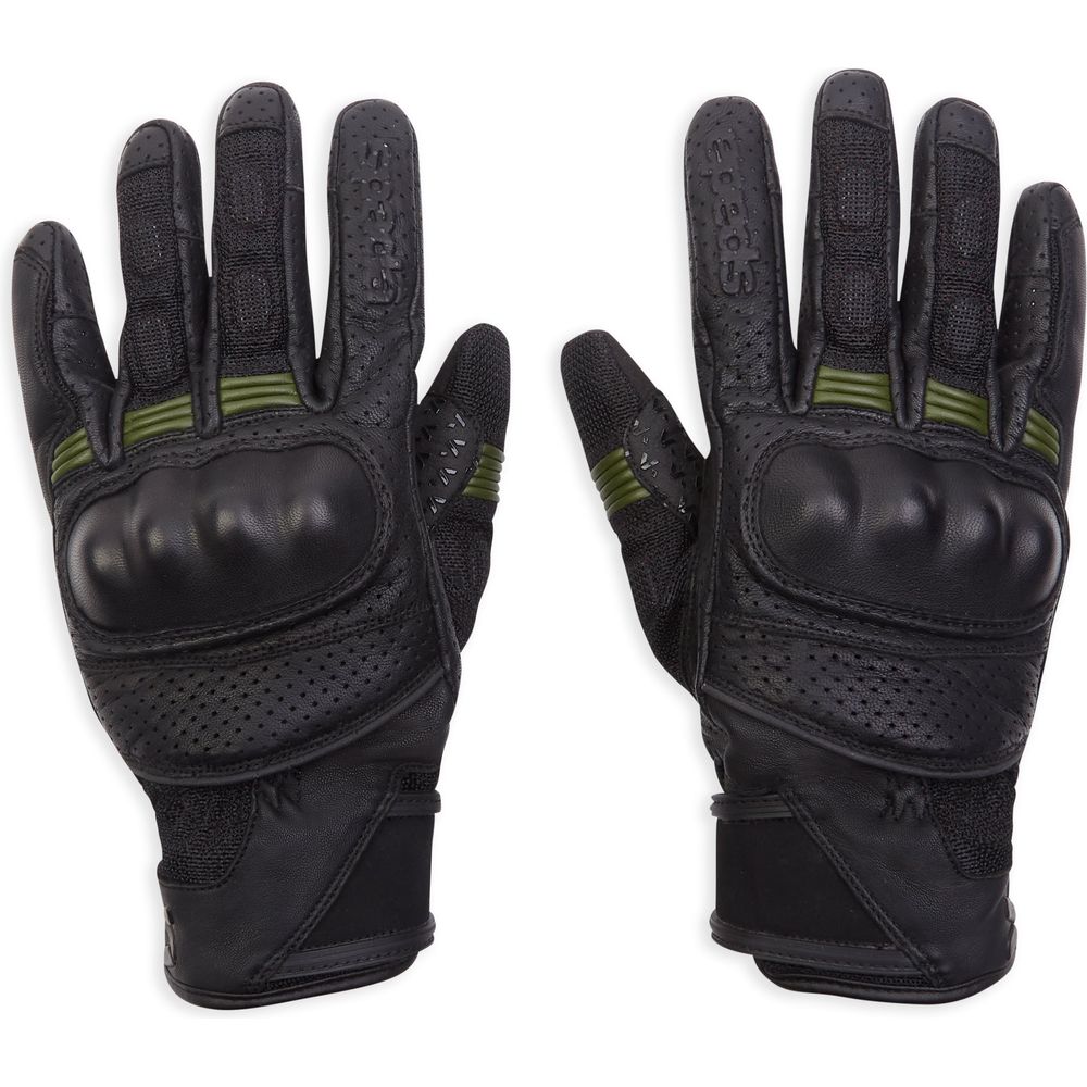 Spada Oxygen CE Leather Gloves Black FREE 1 YEAR Returns, FREE UK Delivery | ThrottleChimp