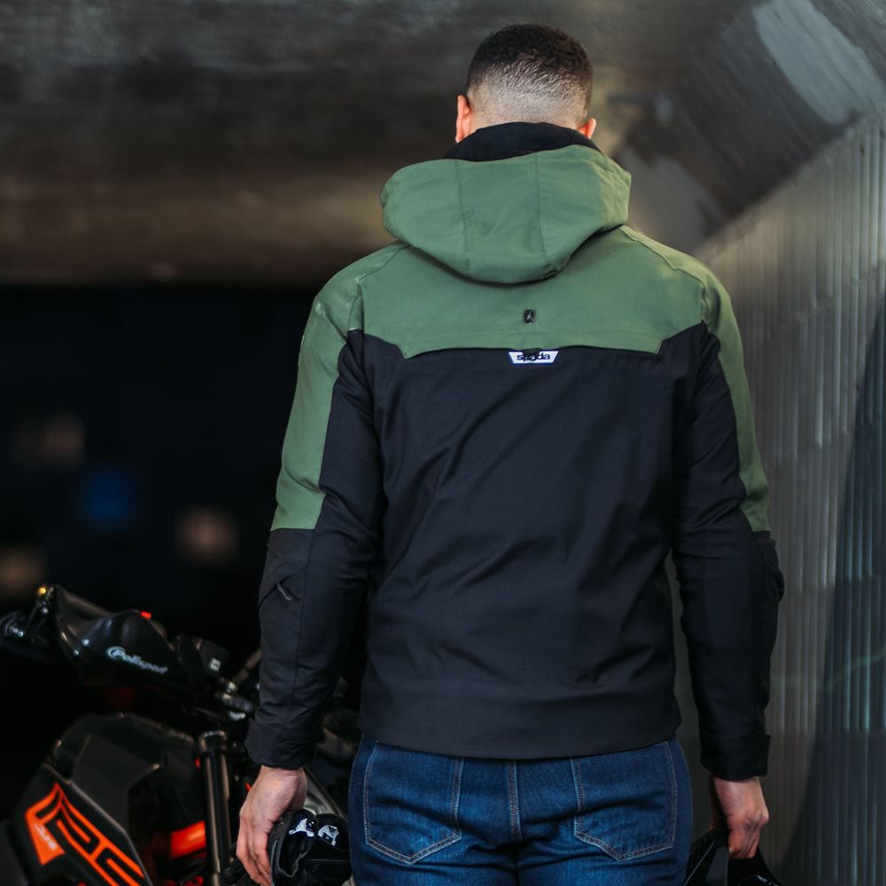 Spada Joe CE Textile Jacket Green FREE 1 YEAR Returns, FREE UK Delivery | ThrottleChimp