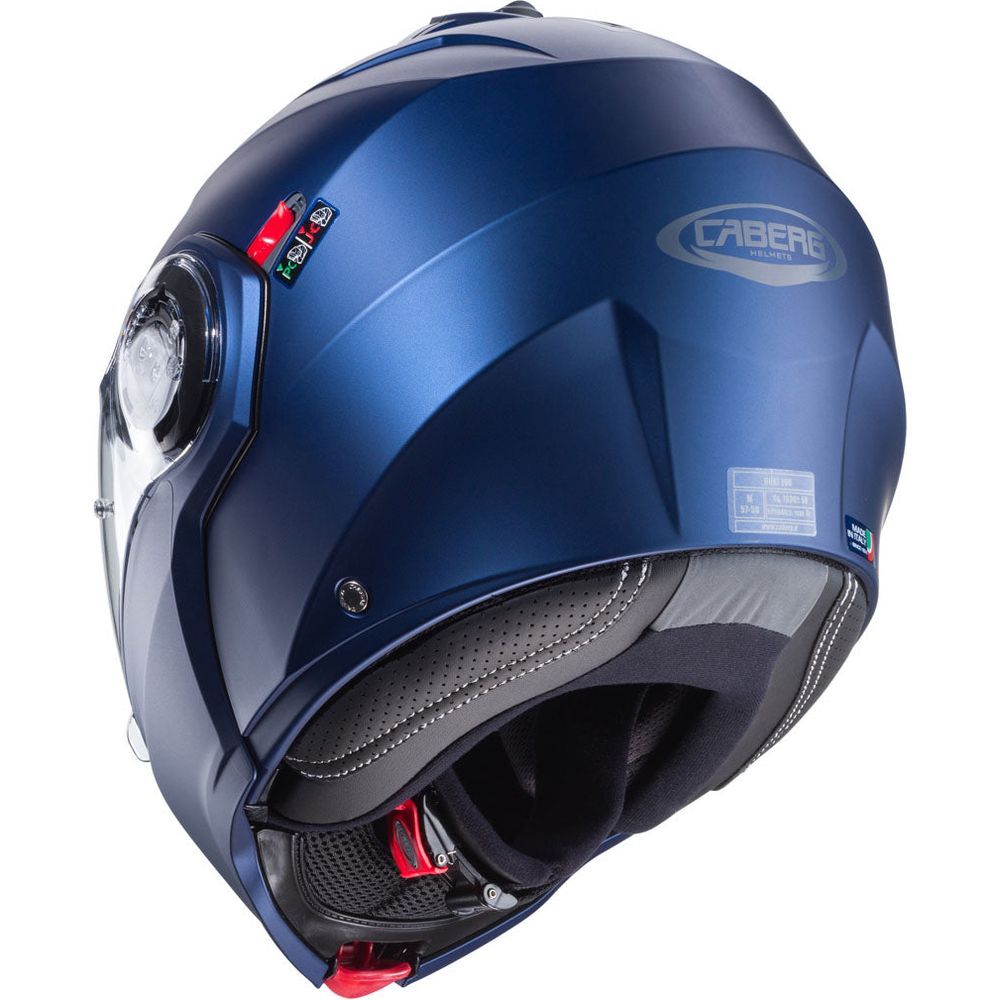 Caberg Duke Evo Plain Flip-Up Helmet Matt Blue FREE 1 YEAR Returns, FREE UK Delivery | ThrottleChimp