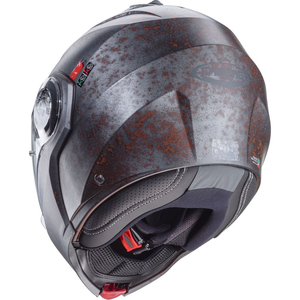 Caberg Duke Evo Rusty Plain Flip-Up Helmet Grey FREE 1 YEAR Returns, FREE UK Delivery | ThrottleChimp