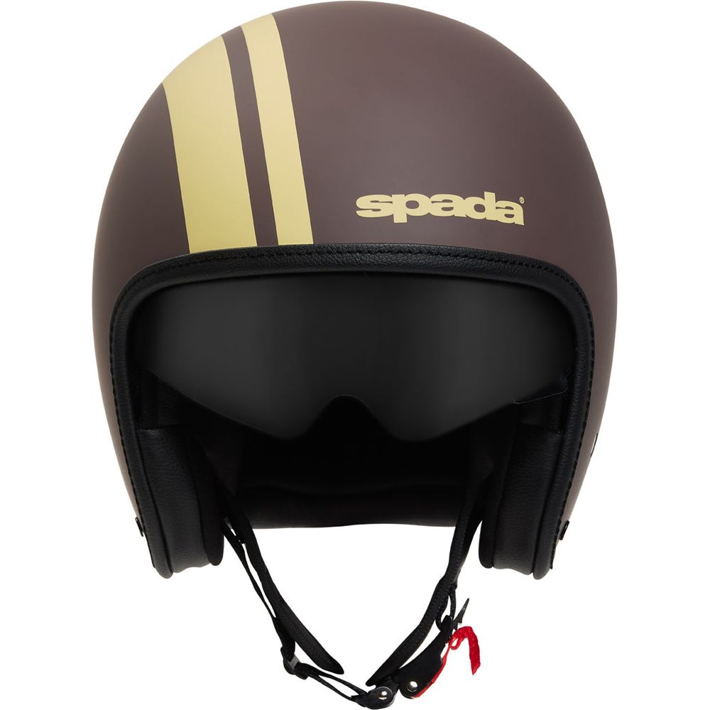 Spada Ace Command Open Face Helmet Matt Brown FREE 1 YEAR Returns, FREE UK Delivery | ThrottleChimp