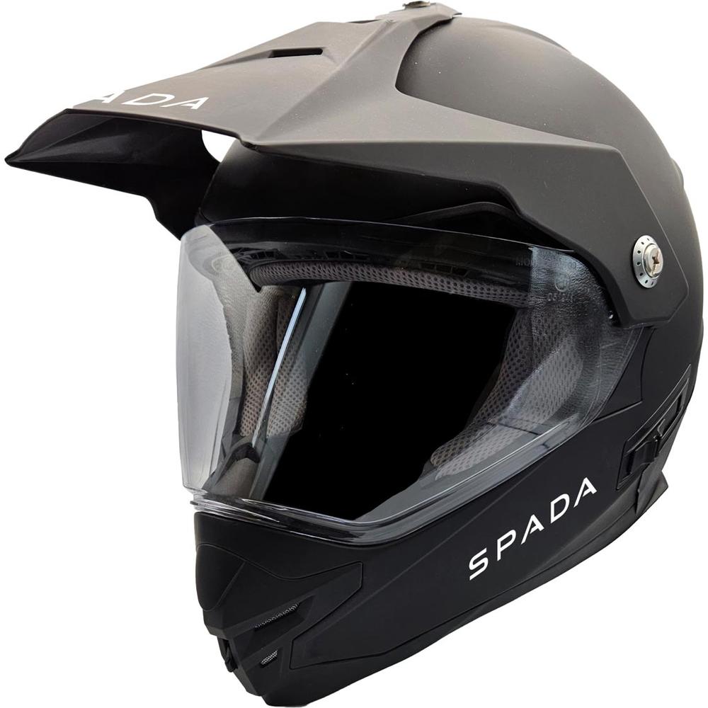 Spada Intrepid 6 Full Face Helmet Matt Black FREE 1 YEAR Returns, FREE UK Delivery | ThrottleChimp