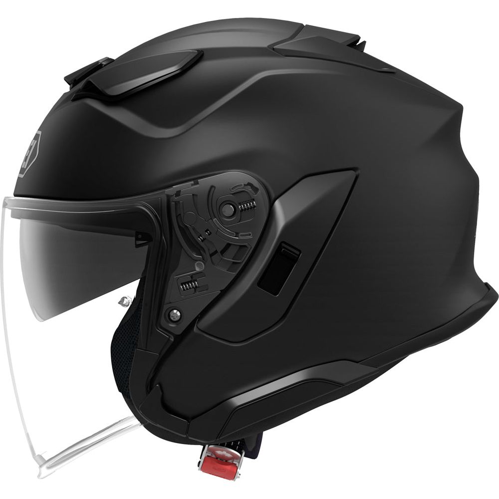 Shoei J-Cruise 3 Open Face Helmet Matt Black FREE 1 YEAR Returns, FREE UK Delivery | ThrottleChimp