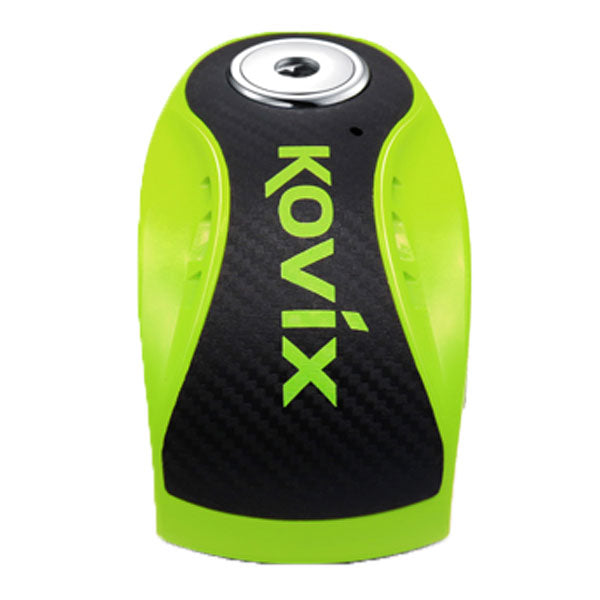 Kovix KNX Alarmed Disc Lock 6mm Fluo Green FREE 1 YEAR Returns, FREE UK Delivery | ThrottleChimp