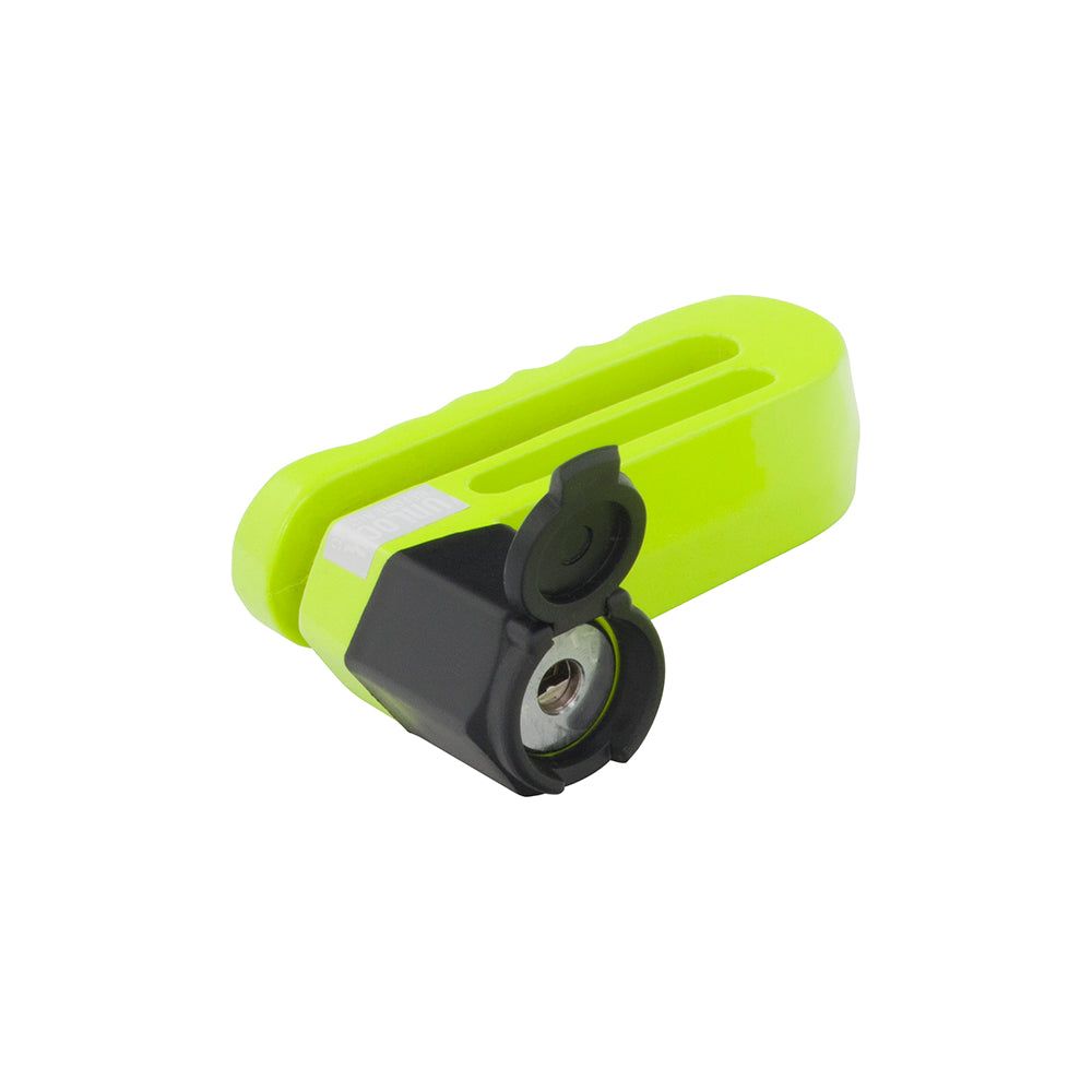 Mammoth Security Heavy Duty Disc Lock With Steel Pin Yellow FREE 1 YEAR Returns, FREE UK Delivery | ThrottleChimp