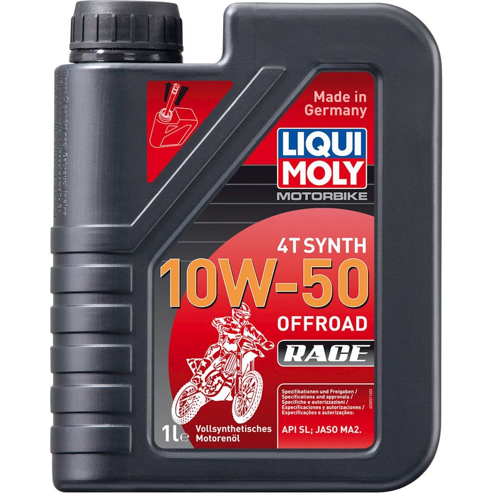 Liqui Moly 4 Stroke Fully Synthetic Offroad Race 10W-50 Oil FREE 1 YEAR Returns, FREE UK Delivery | ThrottleChimp