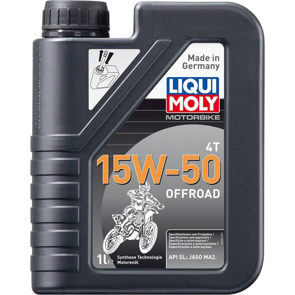 Liqui Moly 4 Stroke Fully Synthetic Offroad Race 15W-50 Oil FREE 1 YEAR Returns, FREE UK Delivery | ThrottleChimp