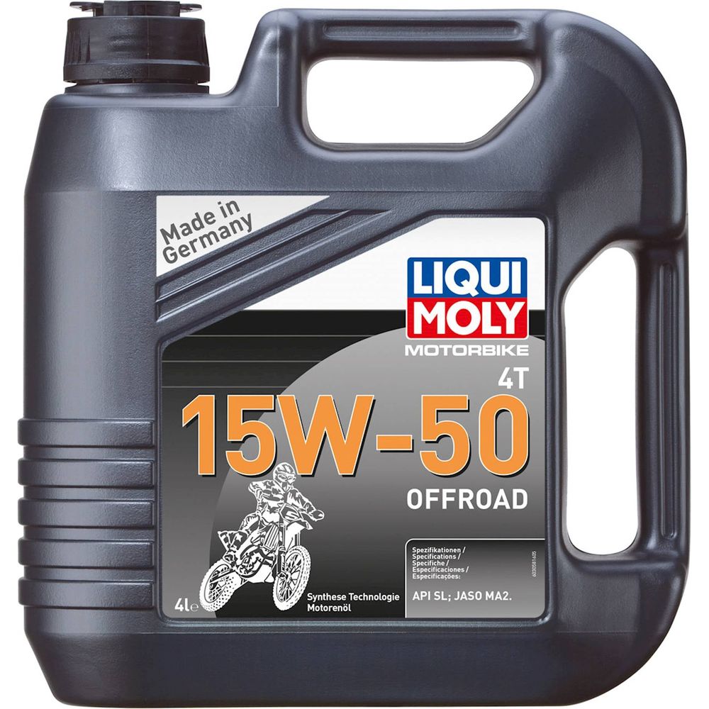 Liqui Moly 4 Stroke Fully Synthetic Offroad Race 15W-50 Oil FREE 1 YEAR Returns, FREE UK Delivery | ThrottleChimp