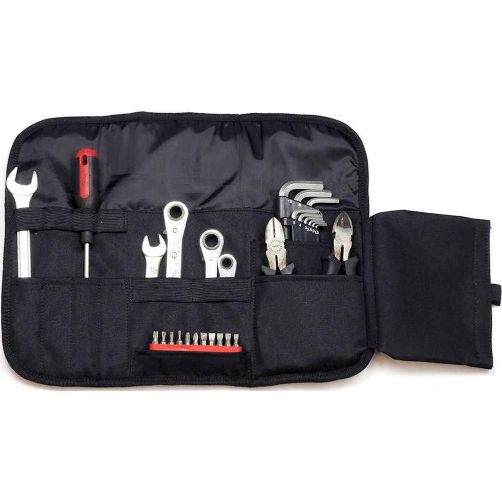 Bike It BikeTek Luggage Tool Roll Black FREE 1 YEAR Returns, FREE UK Delivery | ThrottleChimp