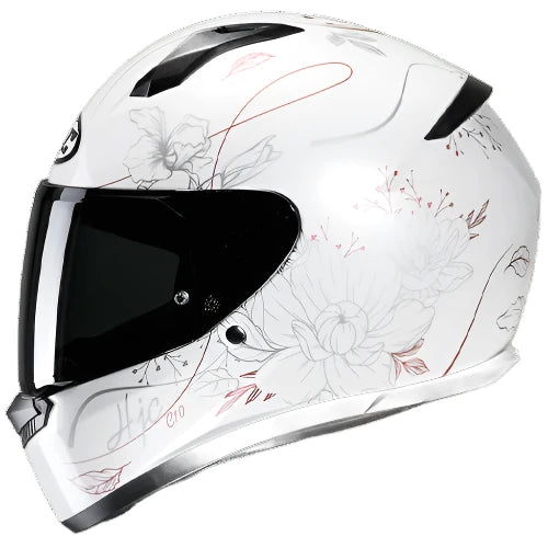 HJC C10 Epic Full Face Helmet MC8 Pink FREE 1 YEAR Returns, FREE UK Delivery | ThrottleChimp