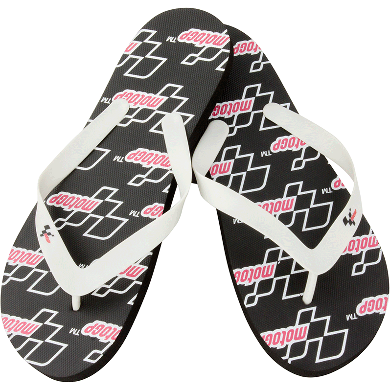 MotoGP Flip Flops Black FREE 1 YEAR Returns, FREE UK Delivery | ThrottleChimp