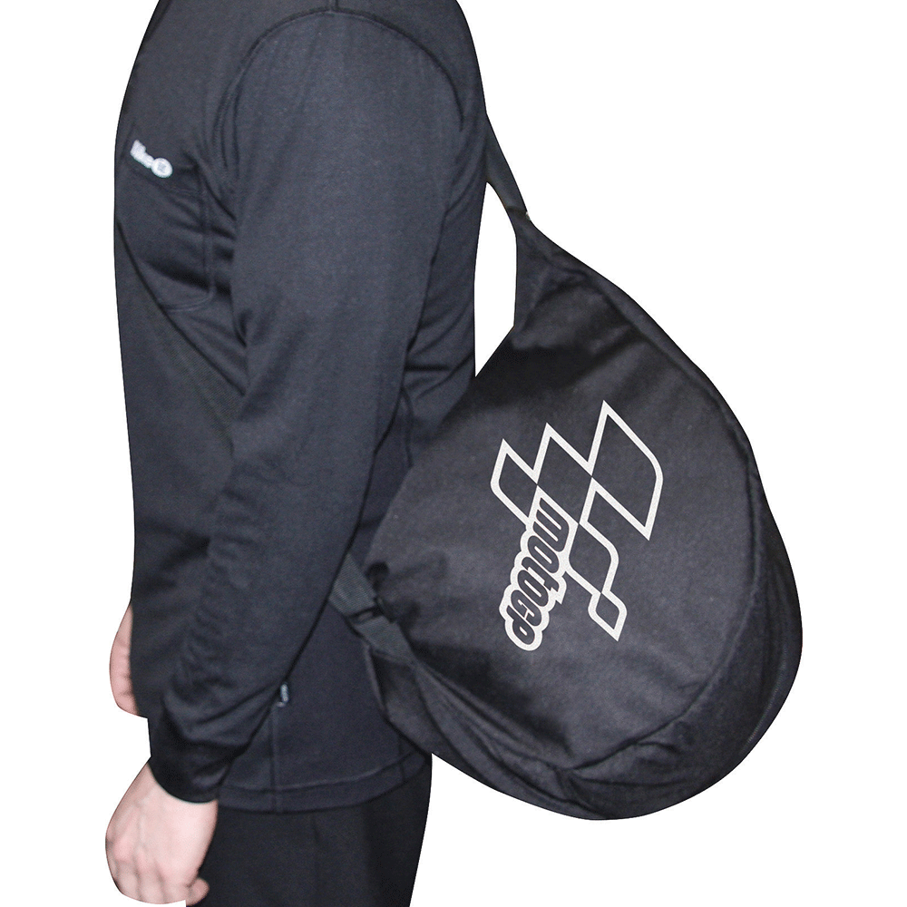 MotoGP Messenger Helmet Bag Black FREE 1 YEAR Returns, FREE UK Delivery | ThrottleChimp