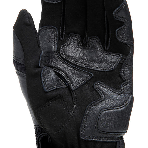 Dainese MIG 3 Leather Gloves Black / Black FREE 1 YEAR Returns, FREE UK Delivery | ThrottleChimp