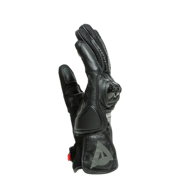 Dainese MIG 3 Leather Gloves Black / Black FREE 1 YEAR Returns, FREE UK Delivery | ThrottleChimp