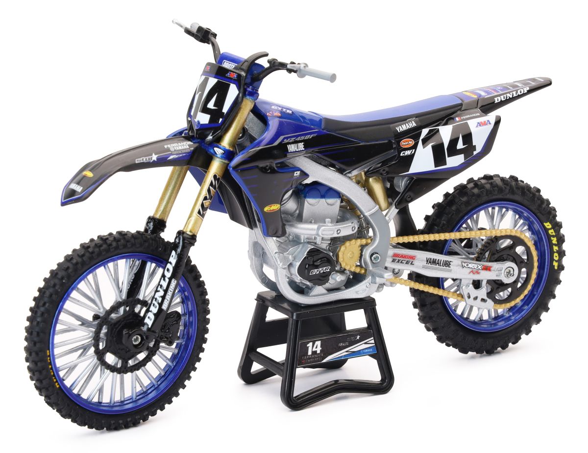 New-Ray Miniatuur Yamaha YZ450F D. Ferrandis Number  14 - 1:12 Model FREE 1 YEAR Returns, FREE UK Delivery | ThrottleChimp
