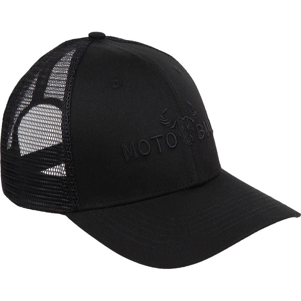 MotoBull Logo Mesh Cap Black FREE 1 YEAR Returns, FREE UK Delivery | ThrottleChimp