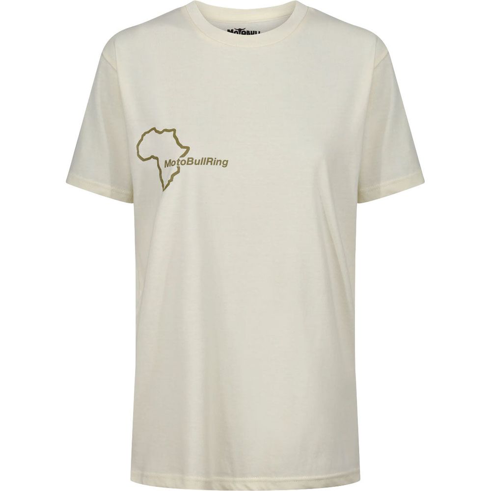 MotoBull Ring T-Shirt Ecru Cream FREE 1 YEAR Returns, FREE UK Delivery | ThrottleChimp
