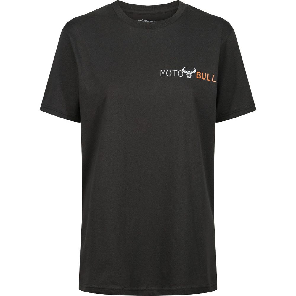MotoBull Logo T-Shirt Ash Black FREE 1 YEAR Returns, FREE UK Delivery | ThrottleChimp