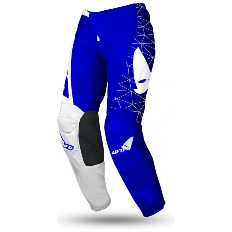 UFO Tecno MX Trouser Blue / White FREE 1 YEAR Returns, FREE UK Delivery | ThrottleChimp