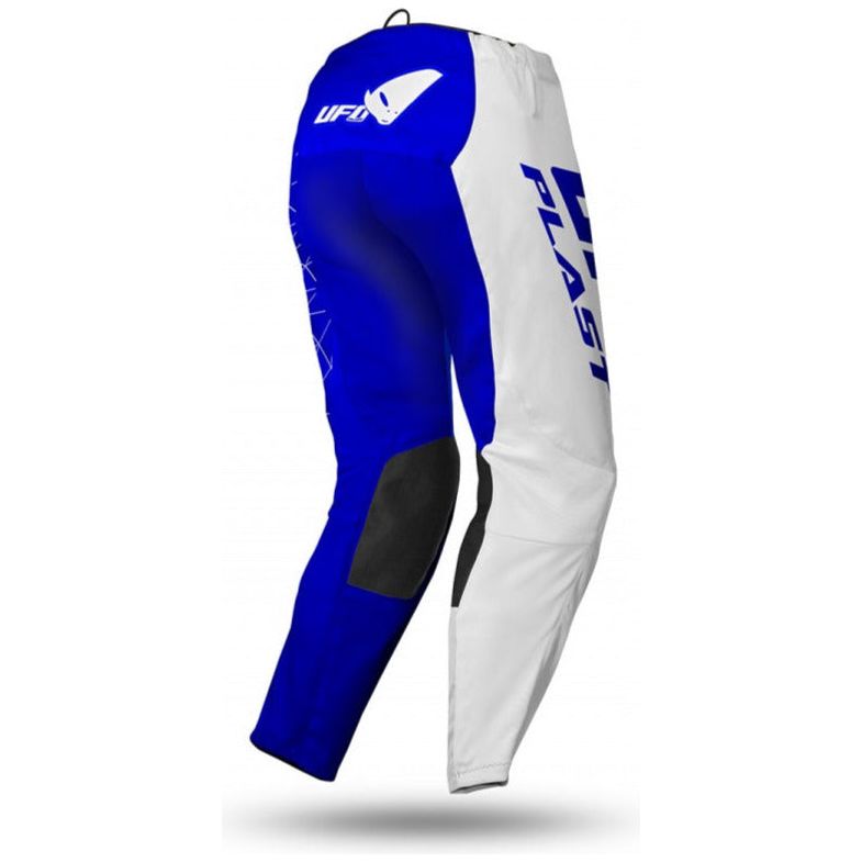UFO Tecno MX Trouser Blue / White FREE 1 YEAR Returns, FREE UK Delivery | ThrottleChimp