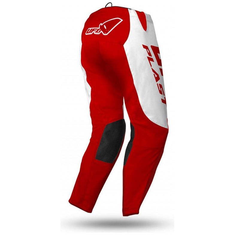 UFO Horizon MX Trouser Red / White FREE 1 YEAR Returns, FREE UK Delivery | ThrottleChimp