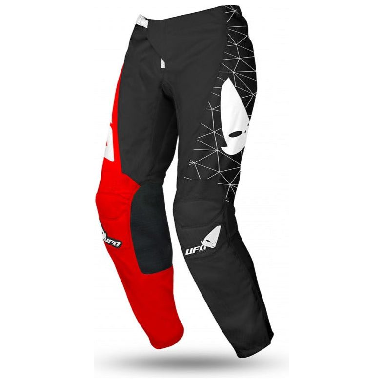 UFO Tecno MX Trouser Black / Red FREE 1 YEAR Returns, FREE UK Delivery | ThrottleChimp