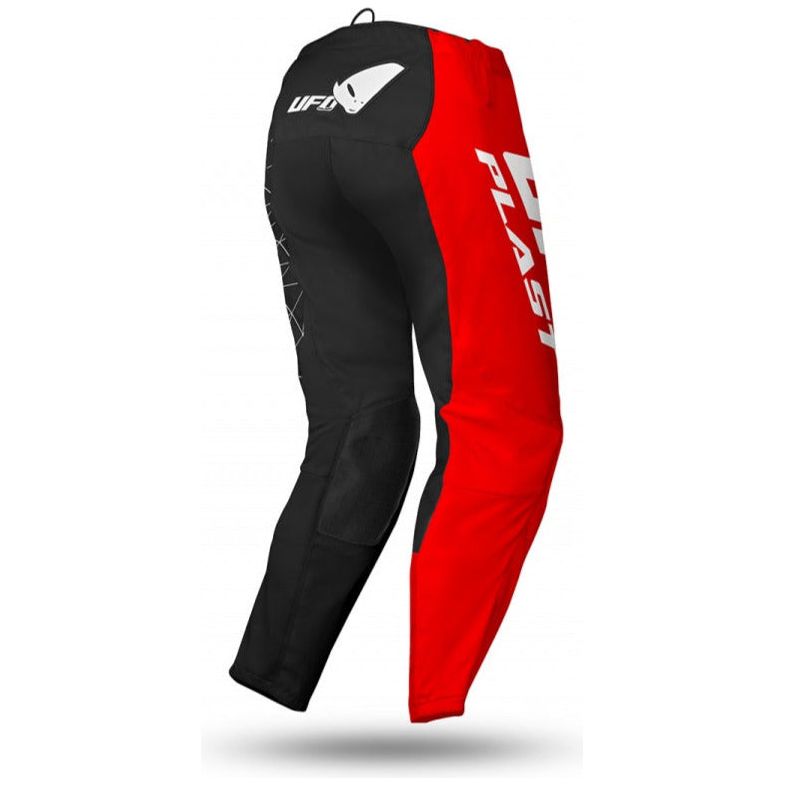UFO Tecno MX Trouser Black / Red FREE 1 YEAR Returns, FREE UK Delivery | ThrottleChimp