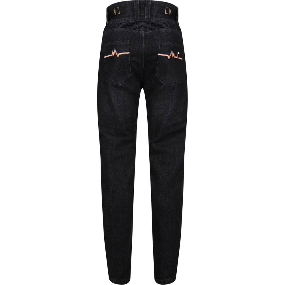 MotoGirl Ellie Ladies Jeans Black FREE 1 YEAR Returns, FREE UK Delivery | ThrottleChimp