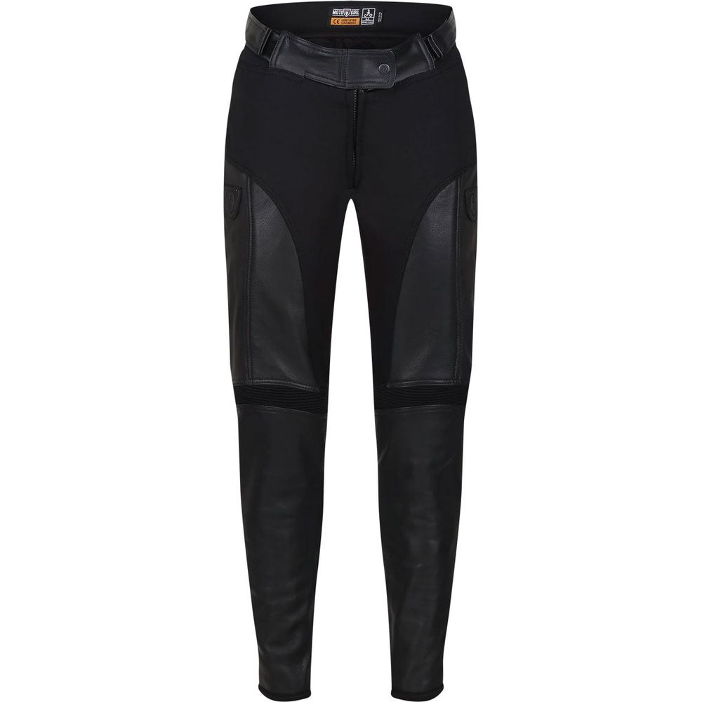 MotoGirl Fiona Ladies Leather Trouser Black FREE 1 YEAR Returns, FREE UK Delivery | ThrottleChimp