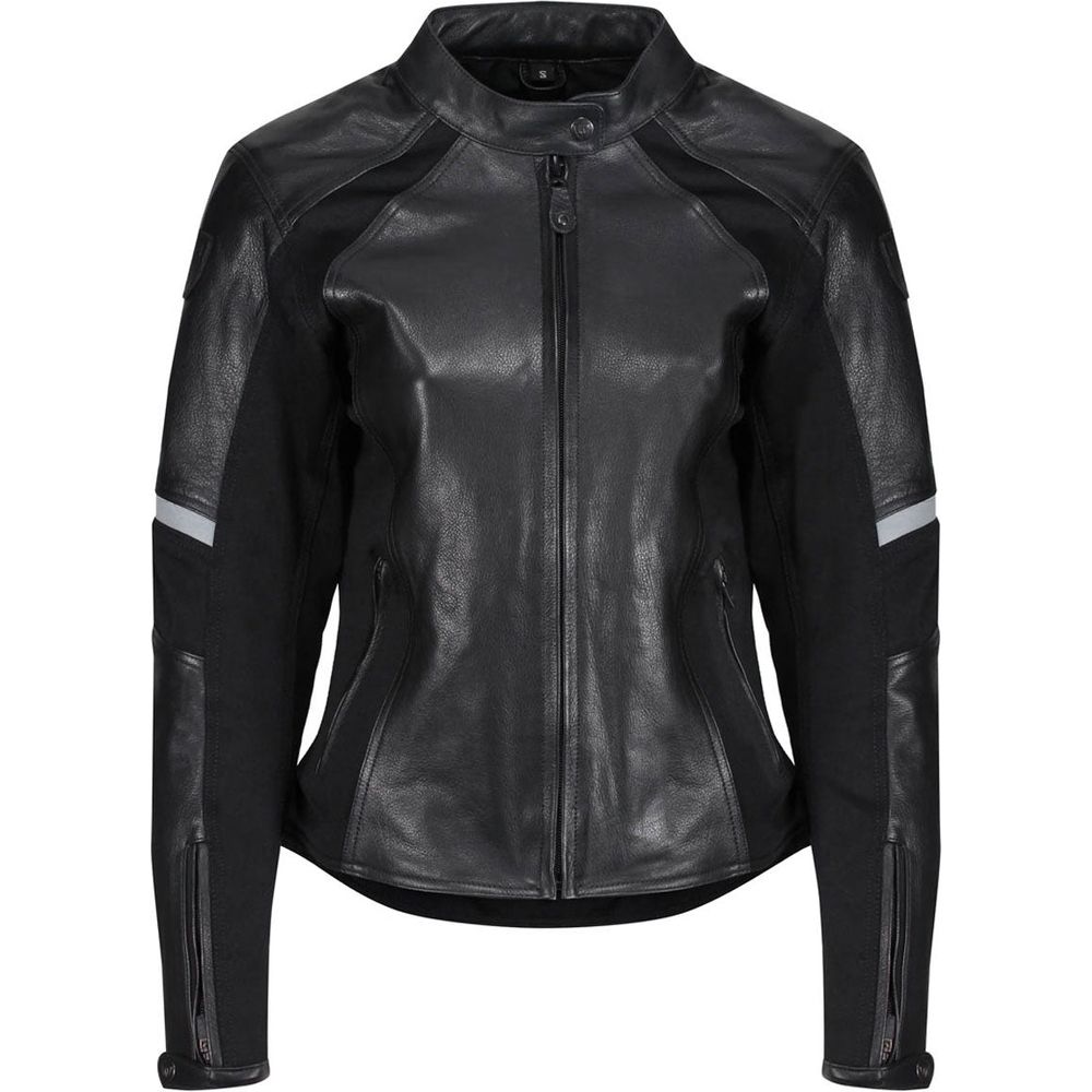MotoGirl Fiona Ladies Leather Jacket Black FREE 1 YEAR Returns, FREE UK Delivery | ThrottleChimp