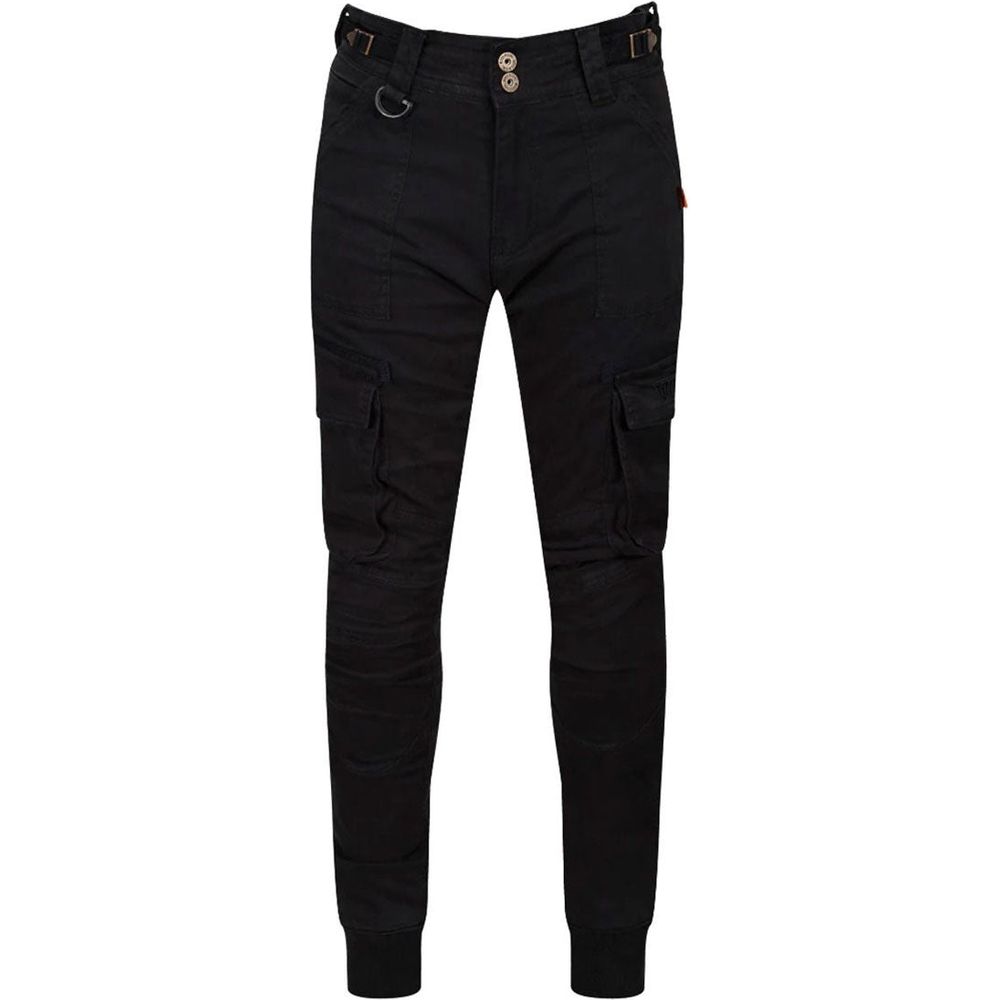 MotoGirl Lara Ladies Cargo Trouser Black FREE 1 YEAR Returns, FREE UK Delivery | ThrottleChimp