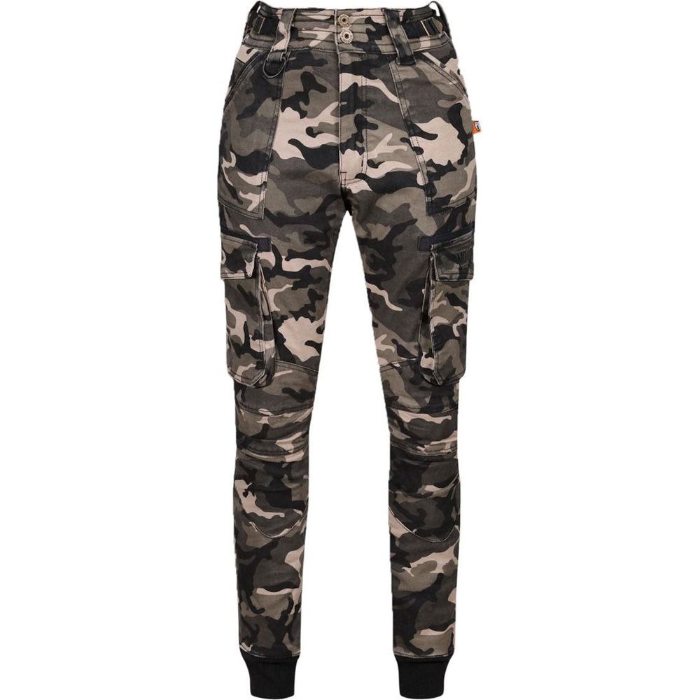 MotoGirl Lara Ladies Cargo Trouser Camo FREE 1 YEAR Returns, FREE UK Delivery | ThrottleChimp