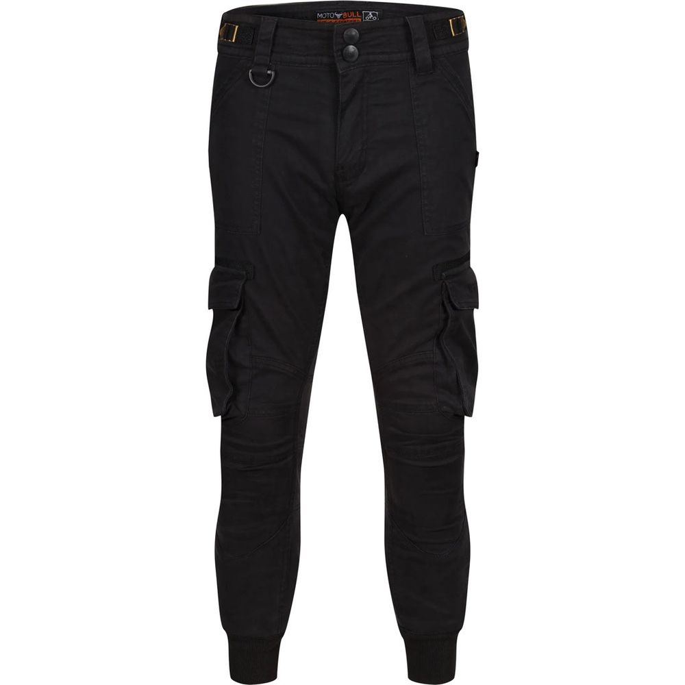 MotoBull Ryan Cargo Trouser Black FREE 1 YEAR Returns, FREE UK Delivery | ThrottleChimp