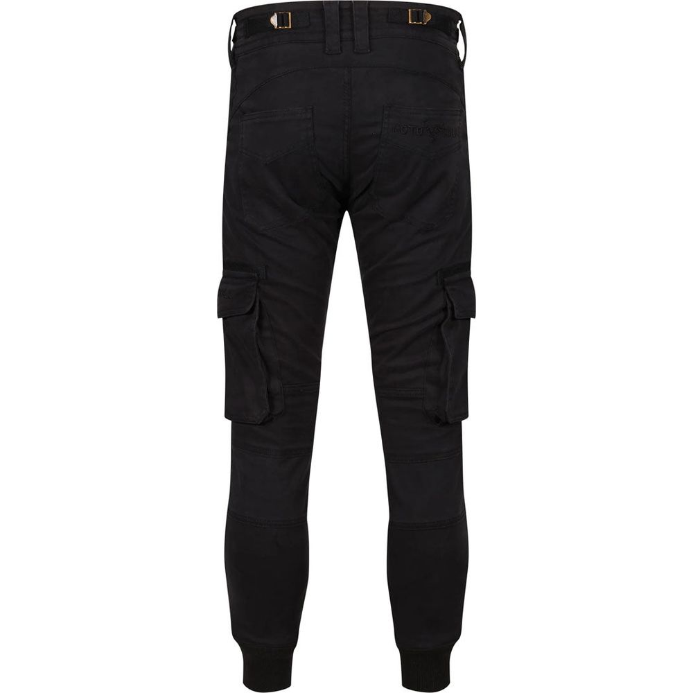 MotoBull Ryan Cargo Trouser Black FREE 1 YEAR Returns, FREE UK Delivery | ThrottleChimp