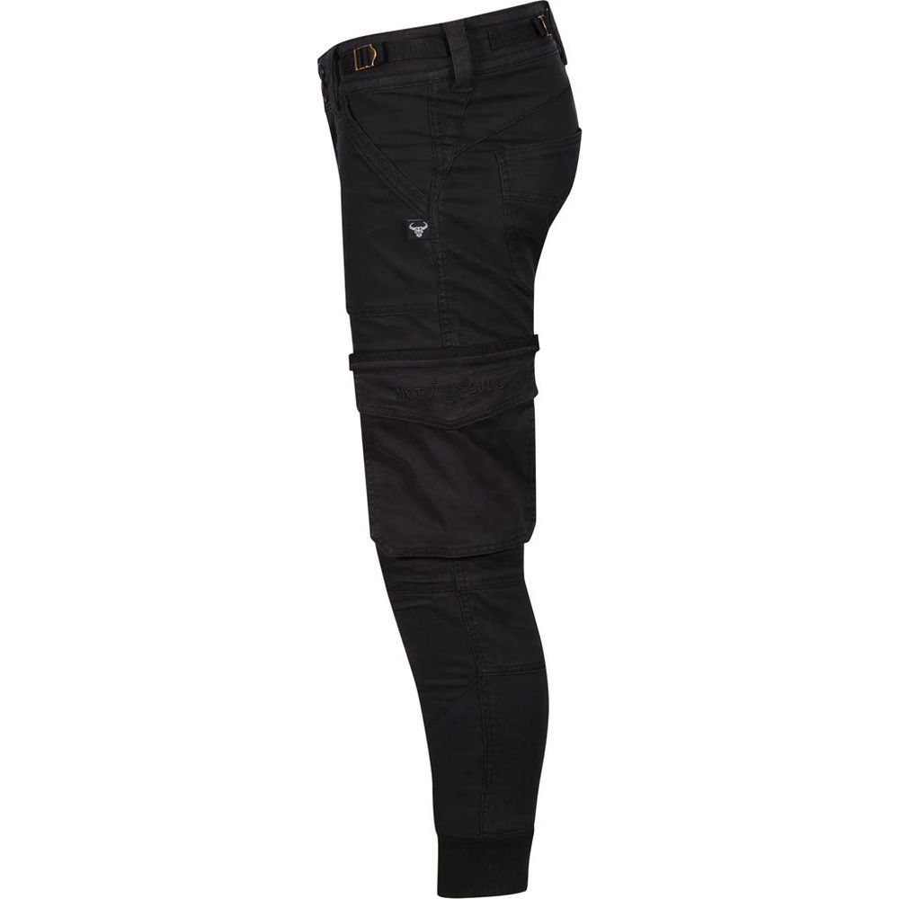 MotoBull Ryan Cargo Trouser Black FREE 1 YEAR Returns, FREE UK Delivery | ThrottleChimp
