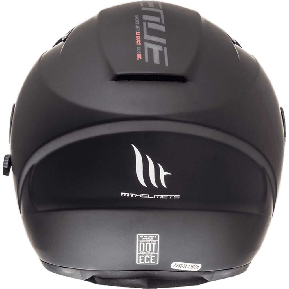 MT Avenue Open Face Helmet Matt Black FREE 1 YEAR Returns, FREE UK Delivery | ThrottleChimp