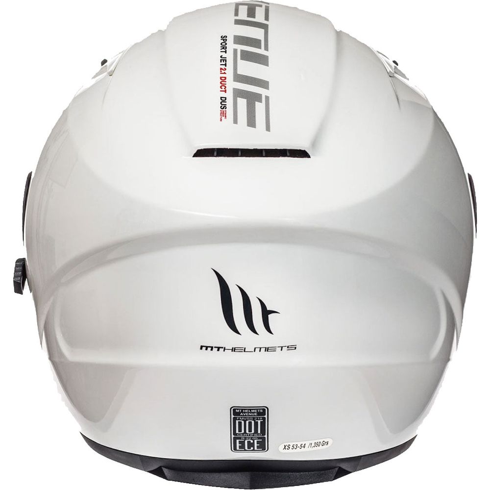 MT Avenue Open Face Helmet White FREE 1 YEAR Returns, FREE UK Delivery | ThrottleChimp